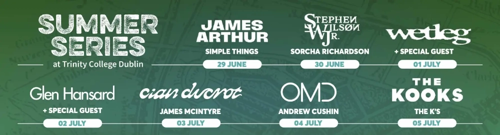 All You Need To Know About The Trinity College Summer Series Gigs 10
