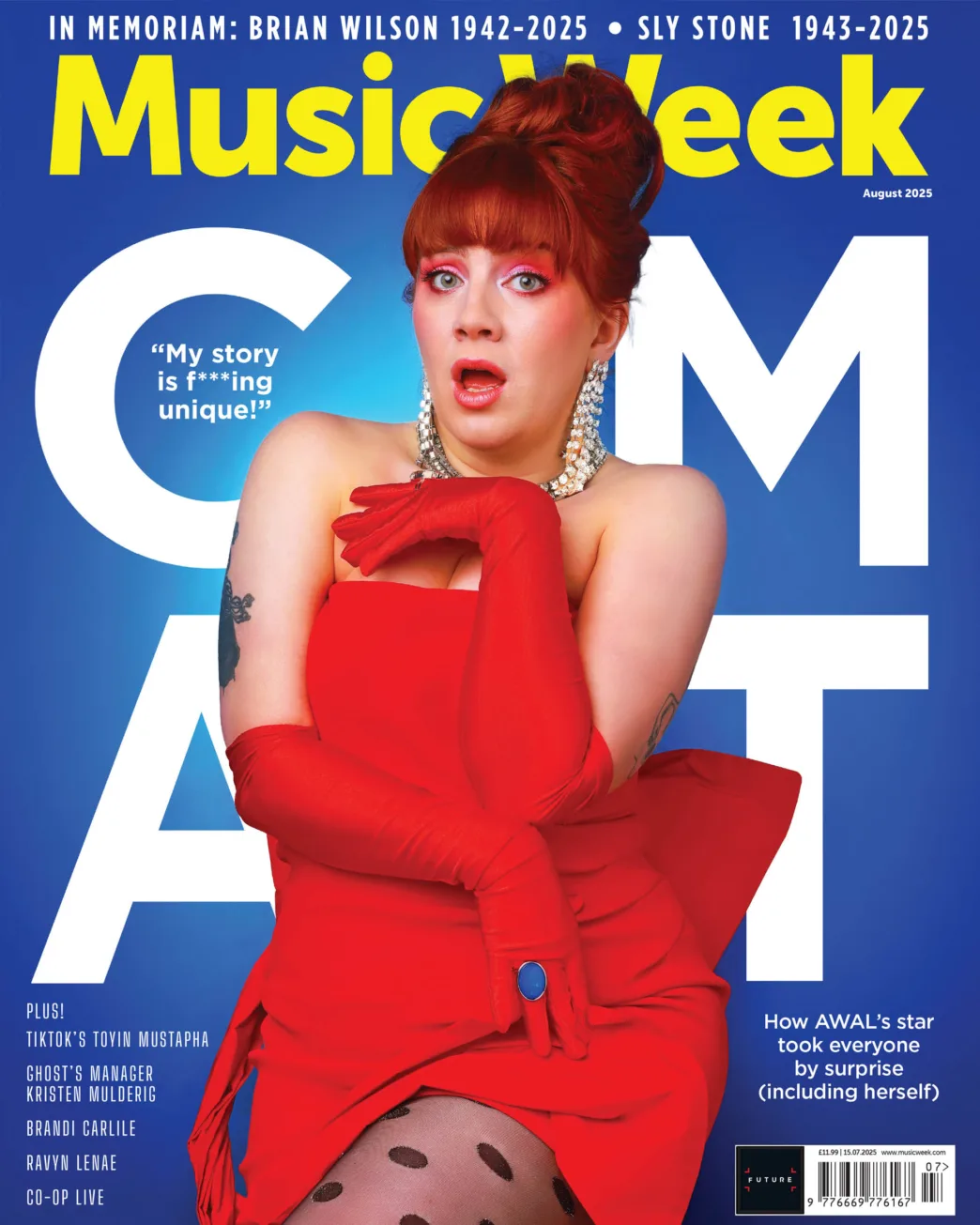 CMAT on the cover of Music Week this month.