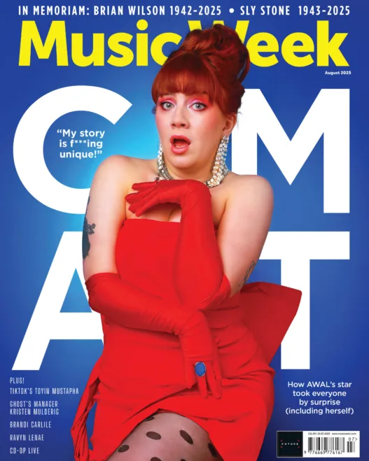 CMAT on the cover of Music Week this month.