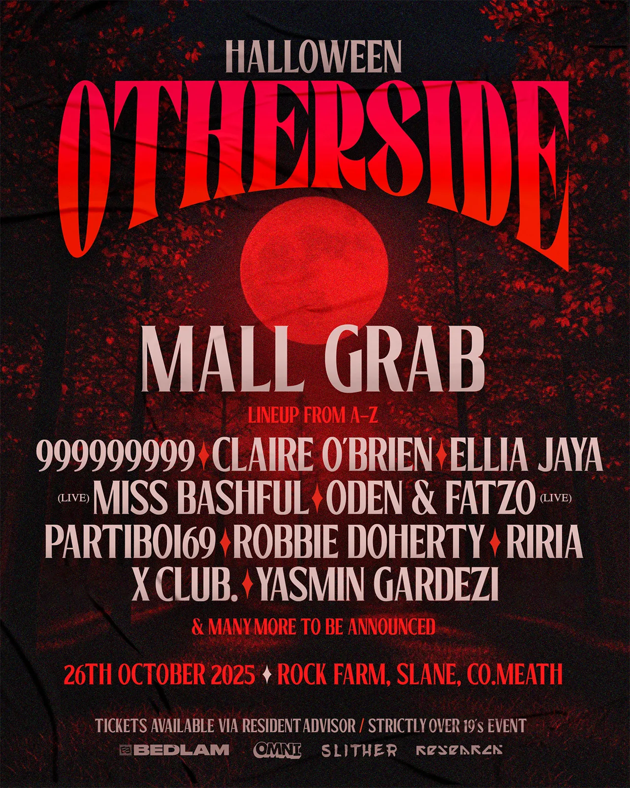 Otherside returns to Slane for Halloween with Mall Grab, Partiboi69, Yasmin Gardezi and more