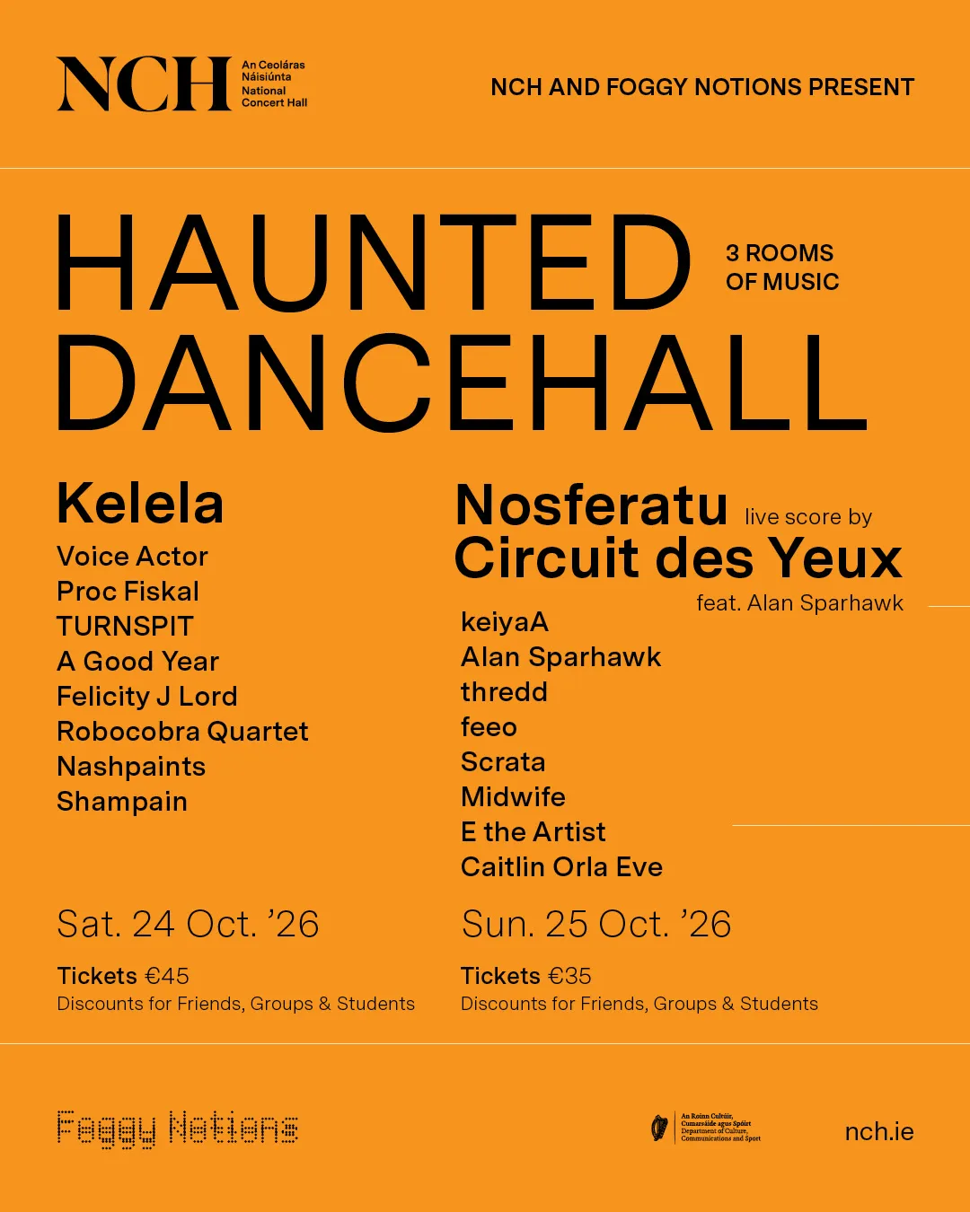Haunted Dancehall Returns With Kelela, Colm Ó Cíosóig, Alan Sparhawk, Keiyaa And More This October 10 Haunted Dancehall Lineup