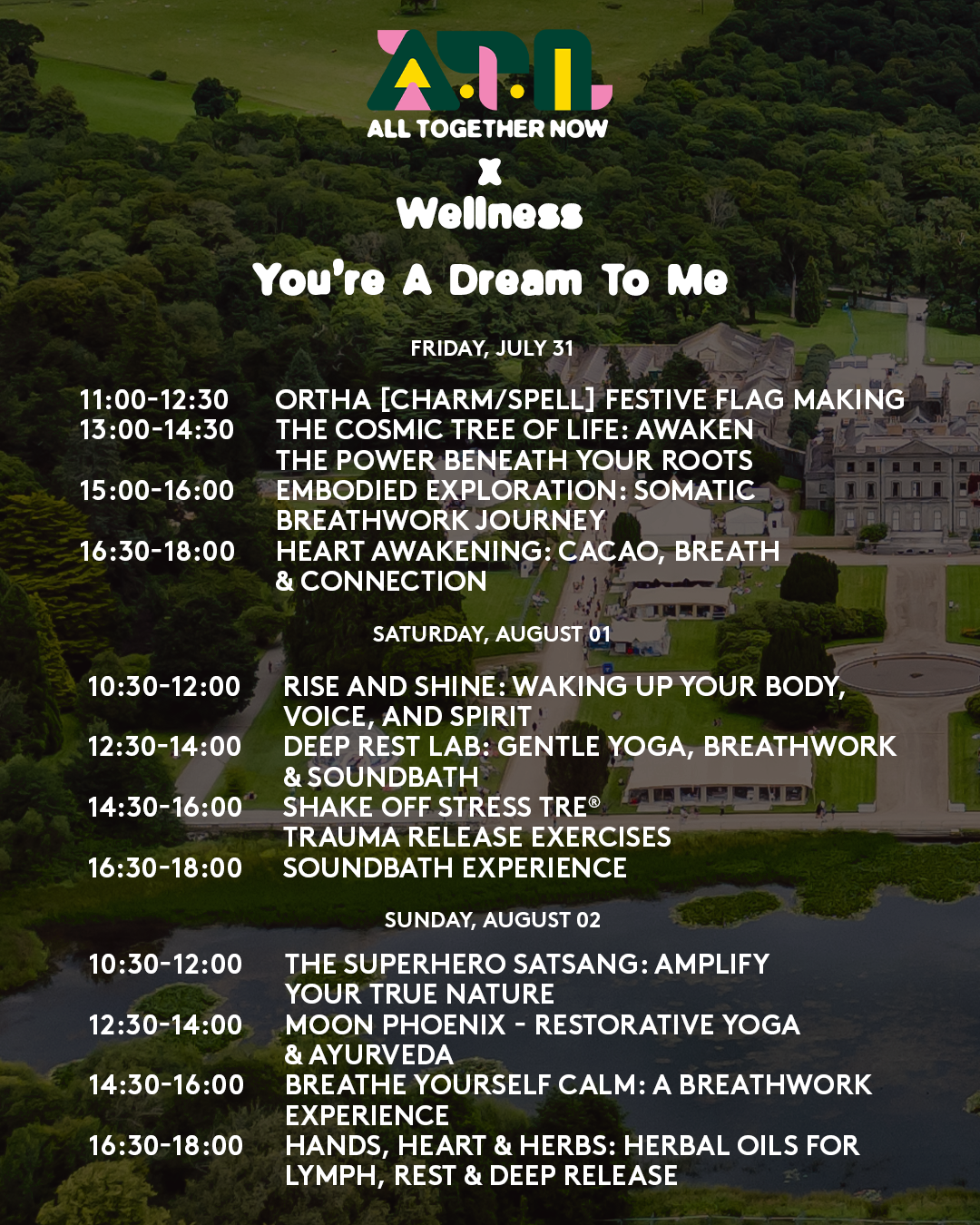 All Together Now Add New Acts, Festival App, Arcadia'S Afterburner And Wellness Programme 13