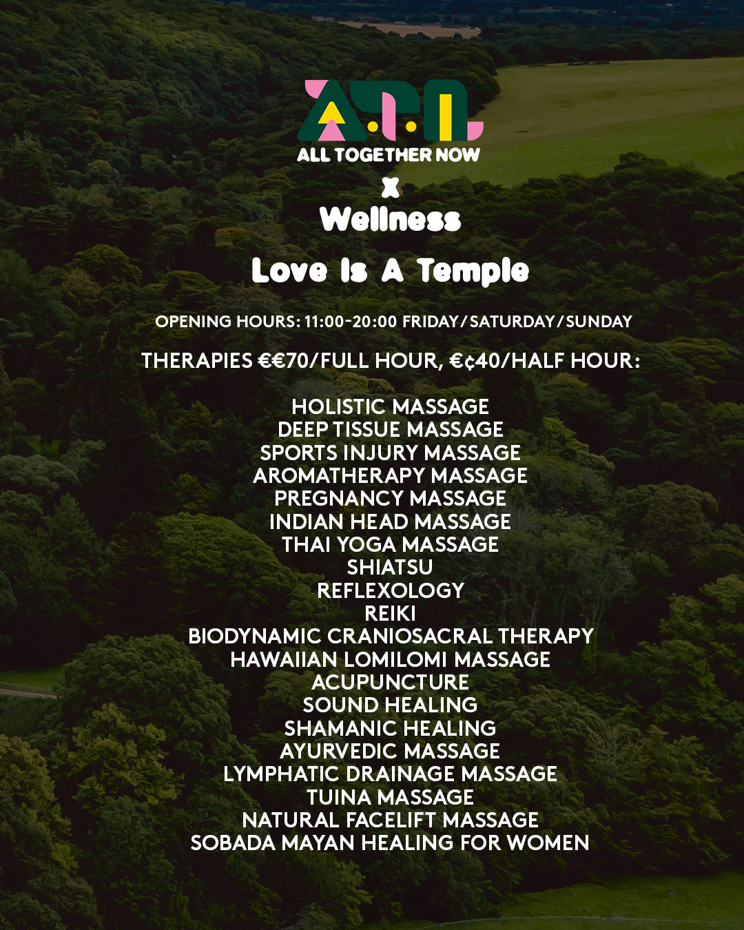 All Together Now Add New Acts, Festival App, Arcadia'S Afterburner And Wellness Programme 12