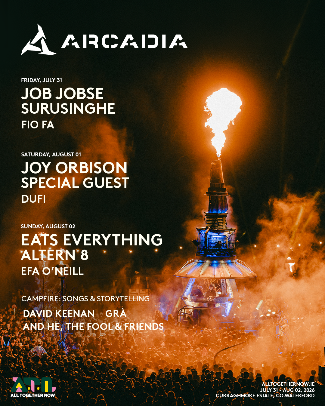 All Together Now Add New Acts, Festival App, Arcadia'S Afterburner And Wellness Programme 10