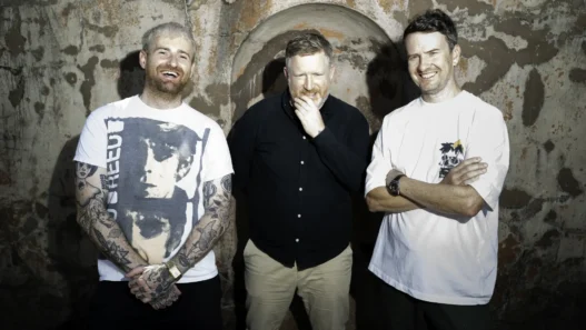 Inis Records: Tom Coll, Mick Roe, Ken Allen.