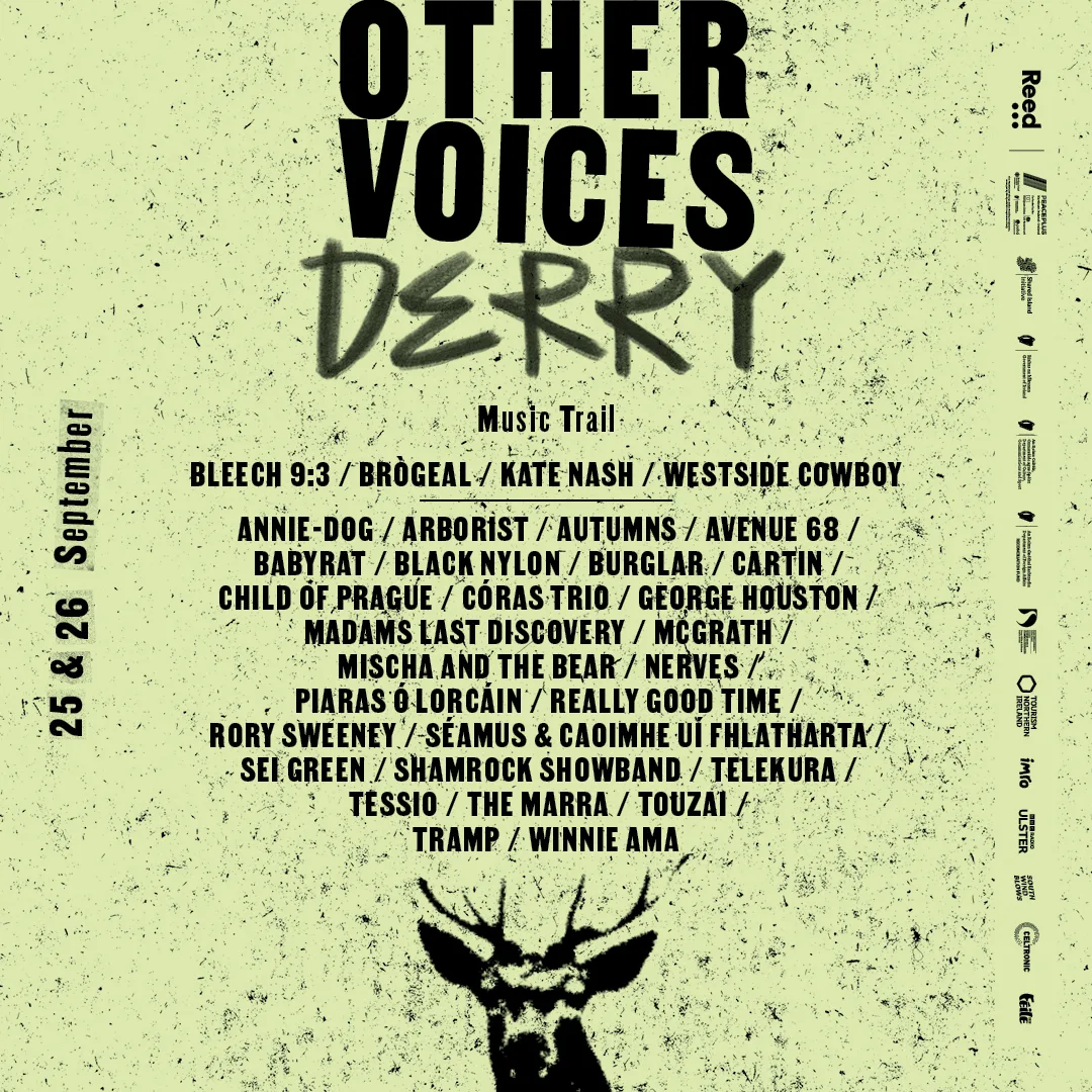 Westside Cowboy, Kate Nash, Bleech 9:3, Muireann Bradley And Music Trail Announced For Other Voices Derry 11