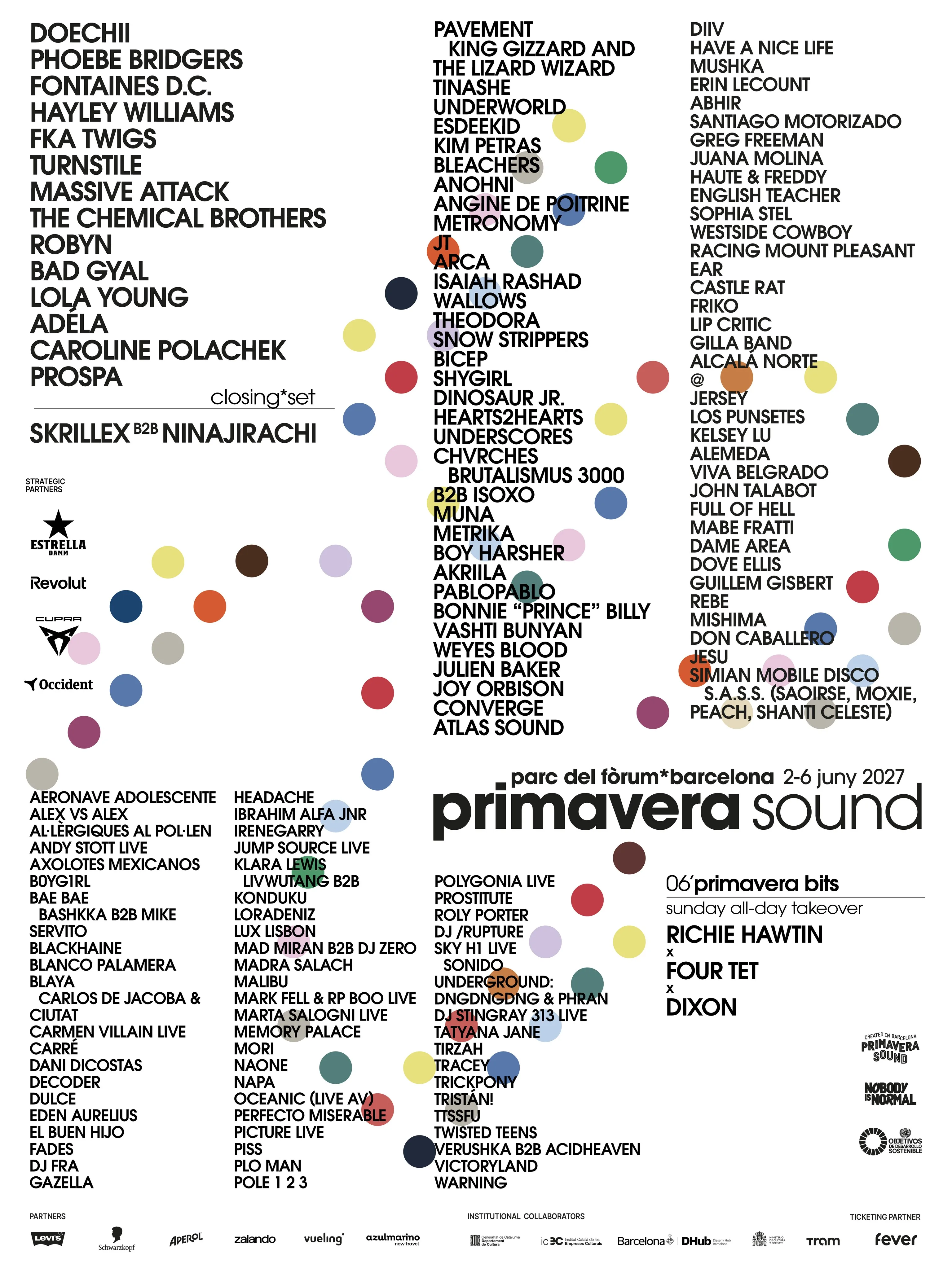 Primavera Sound Announces 2027 Barcelona Lineup, With Doechii, Phoebe Bridgers, Fontaines D.c., Massive Attack And Turnstile Among Big Names 11