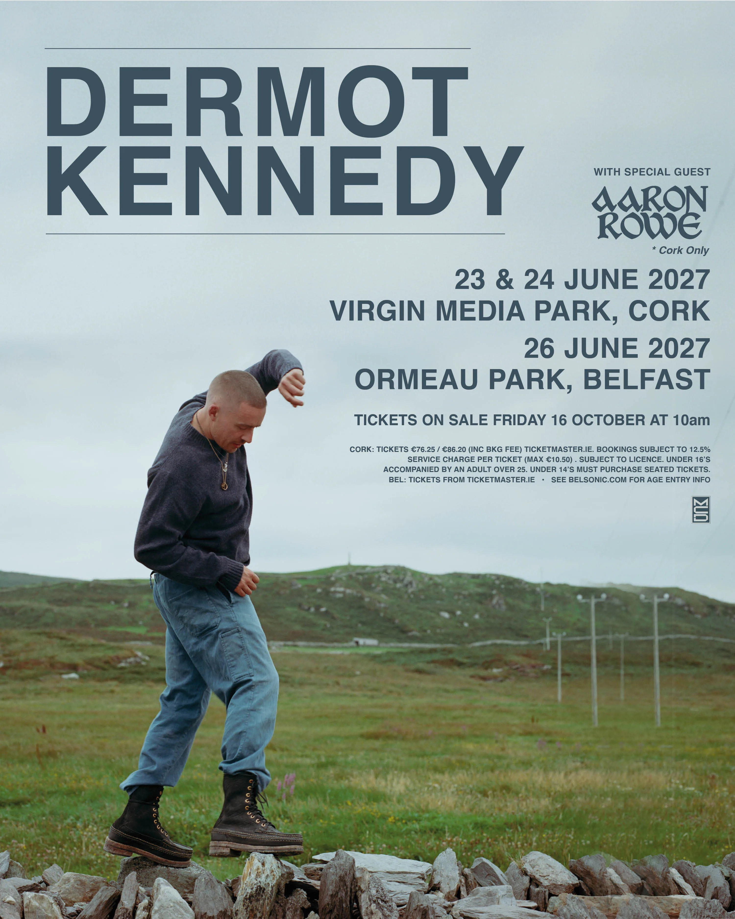 Dermot Kennedy Announces Cork Virgin Media Park And Belfast Belsonic Shows 12