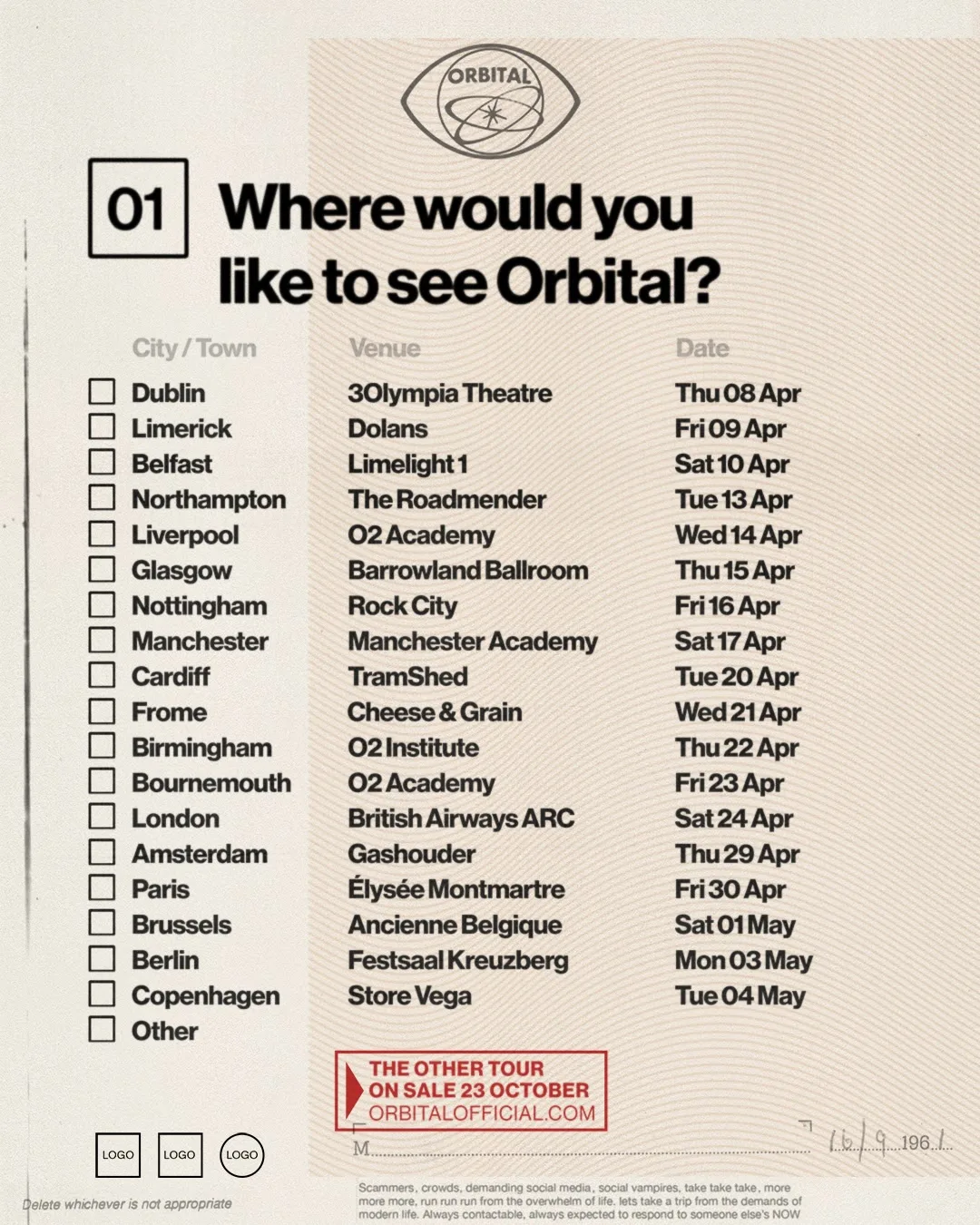 Orbital Announce 2027 Tour With Dates In Dublin, Limerick And Belfast 12